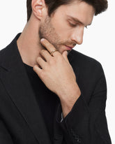 Streamline® Band Ring in 18K Rose Gold with Cognac Diamonds, 6mm